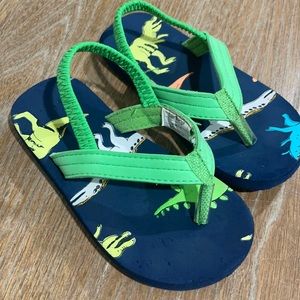 Carter’s®️ Toddler M/M(7-8) Dinosaur 🦖 Flip-Flops 🩴